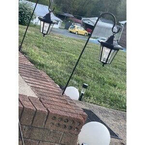 2 Pack Solar Hanging Lights Outdoor, Solar Powered Garden Decorative Lantern